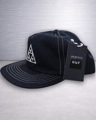 Gorra HUF Snapback Negra Ajustable Nueva Skate