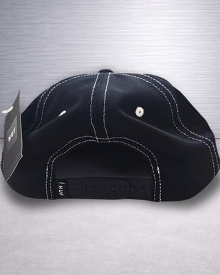 Gorra HUF Snapback Negra Ajustable Nueva Skate