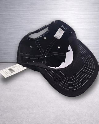 Gorra HUF Snapback Negra Ajustable Nueva Skate