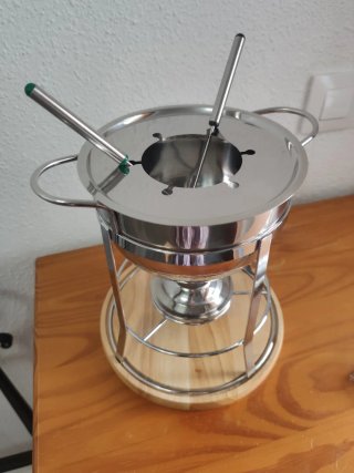 Set Fondue Acero Inoxidable 6 Personas