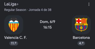 Valencia CF vs Barcelona FC - LaLiga