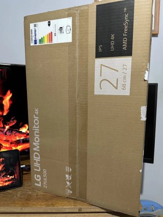 Monitor LG Negro/Plateado