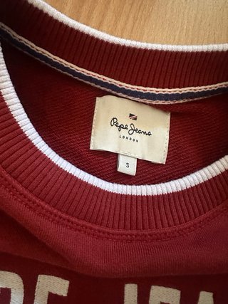 Sudadera Pepe Jeans Mujer Talla S Roja