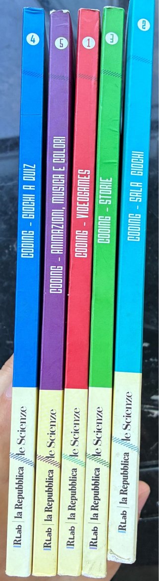 Collezione Libri Coding 1-5 Repubblica Scratch