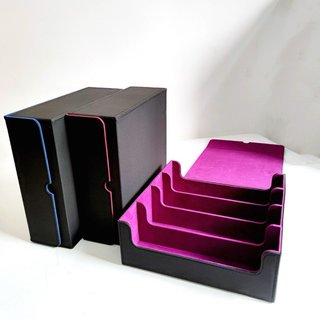 Caja deck box XL para cartas TCG -4 compartimentos