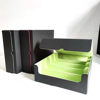 Caja deck box XL para cartas TCG -4 compartimentos