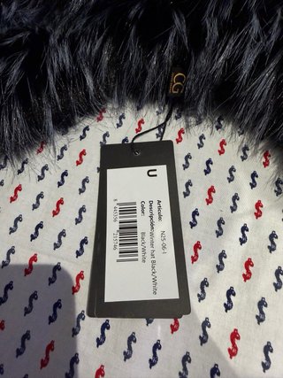 Gorro ruso Cesari Gaspari negro y gris