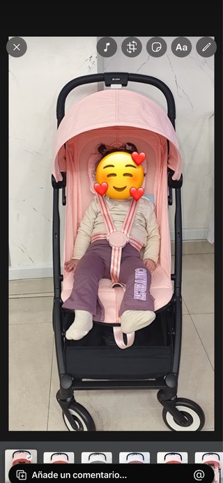 Silla de paseo Cybex rosa