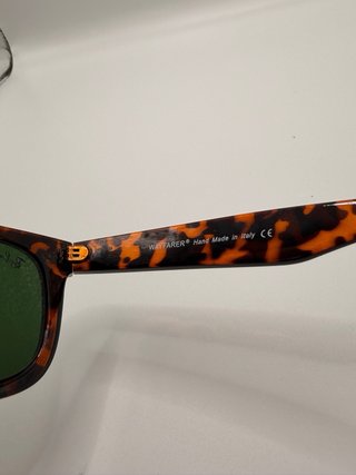 Gafas Ray Ban Wayfarer Carey Cristales Verdes