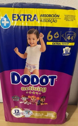 Dodot Activity Talla 6 (14-19 kg) - 44uds