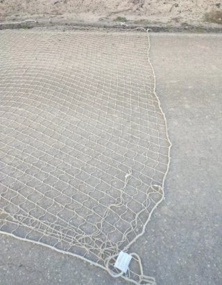 Red de seguridad obra 5x11m blanca