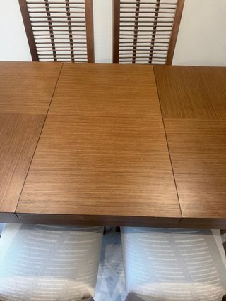 Mesa comedor extensible + 6 sillas