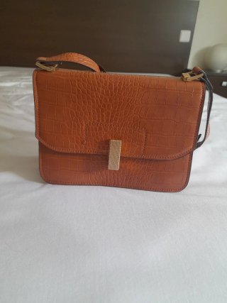 Bolso bandolera Mango marrón