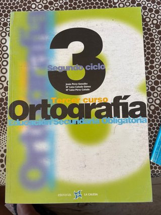 Ortografía 3 Educación Secundaria Obligatoria