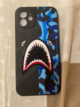 Funda Móvil Tiburón Camuflaje Azul
