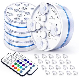 1425 - Luci LED RGB Subacquee IP68 con Telecomando