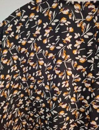 Vestido Zara estampado flores corto