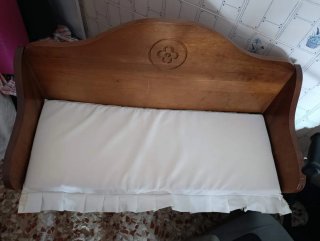 Banco scarpiera con vano e cuscino (97 cm)