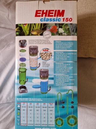 Filtro Eheim Classic 150 para acuario