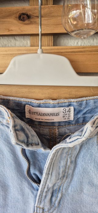 Bermudas vaqueras Stradivarius desgastadas