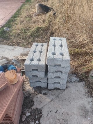 Valla de obra desmontable metálica ,8 pc 350x190,