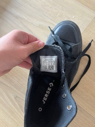 Converse negras altas