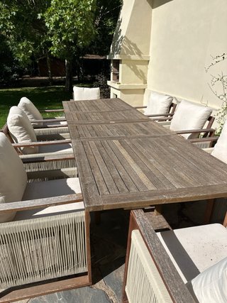 Mesa de jardín extensible hasta 3m