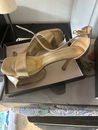 Sandalias fiesta BUONAROTTI doradas