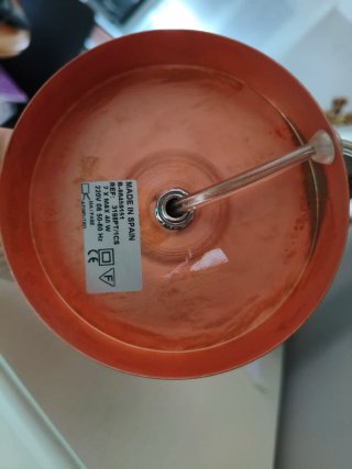 Lámpara-bombilla de sobremesa diseño original