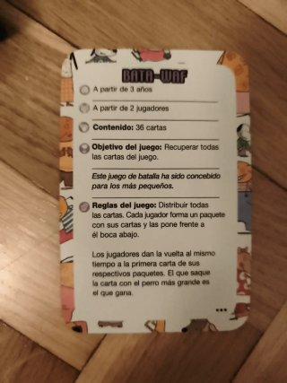 Juego de cartas Djeco Bata-Waf