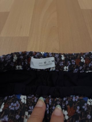 Falda estampada floral