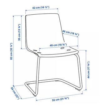 Sedia TOBIAS di IKEA