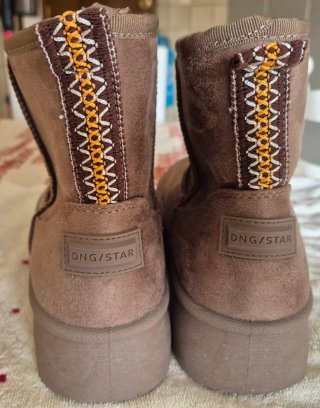 Botas de pelo camel D'Angela