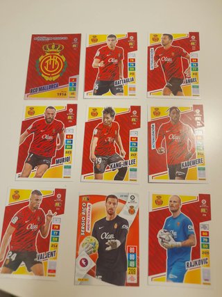 Lote 9 cartas Mallorca Adrenalyn XL 22/23