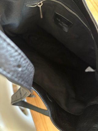Bolso Hombro Cuero Negro Kate Moss by Zara