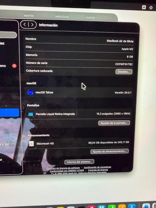 MacBook Air 15.3 M2 como nuevo