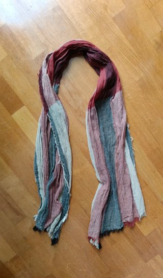 Lote de 4 bufandas/fulares finos de estilo casual