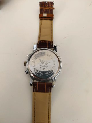 Reloj WOKAI Hombre Marrón y Plateado