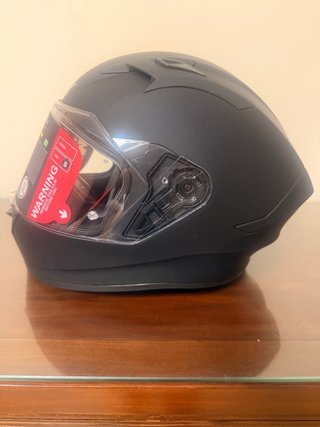 Casco SMK Stellar Negro Mate Talla S Nuevo
