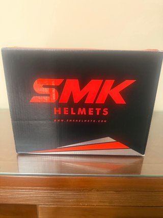 Casco SMK Stellar Negro Mate Talla S Nuevo