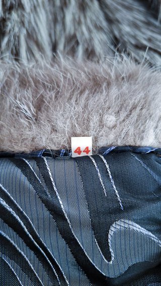 Chaquetón de zorro plateado