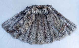 Chaquetón de zorro plateado