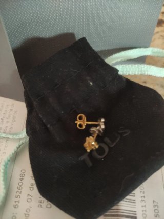 Pendientes Tous Puppies Oro y Diamantes