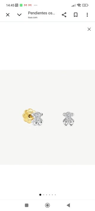 Pendientes Tous Puppies Oro y Diamantes