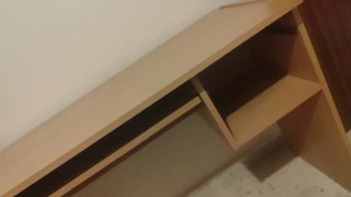 Mesa de estudio madera clara