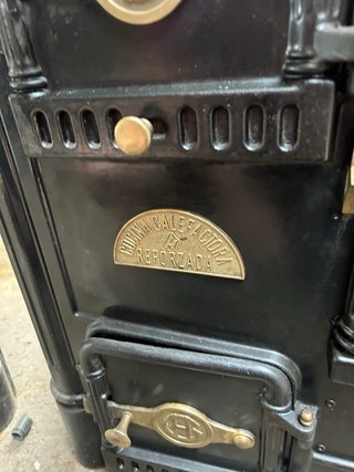 Cocina de Hierro Fundido Hergóm Negra