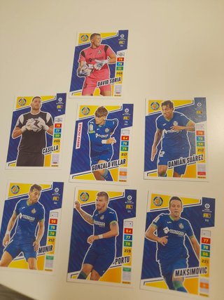 Lote 7 cartas Getafe Adrenalyn XL 22/23