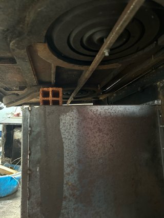 Cocina de Hierro Hergóm Negra y Dorada