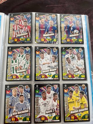Colección Cromos Adrenalyn LaLiga 17-18