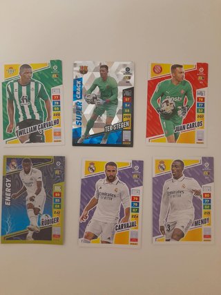 Lote 6 Cartas Panini Adrenalyn XL LaLiga 2022/23